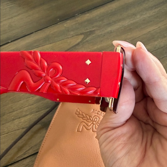 MCM Red and Gold Sunglasses - Picture 7 of 9